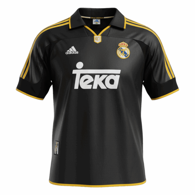 Real Madrid Away Soccer Jersey Retro 1999/01