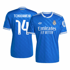 611393_1 Real Madrid TCHOUAMENI #14 Third Away Soccer Jersey 2025/26