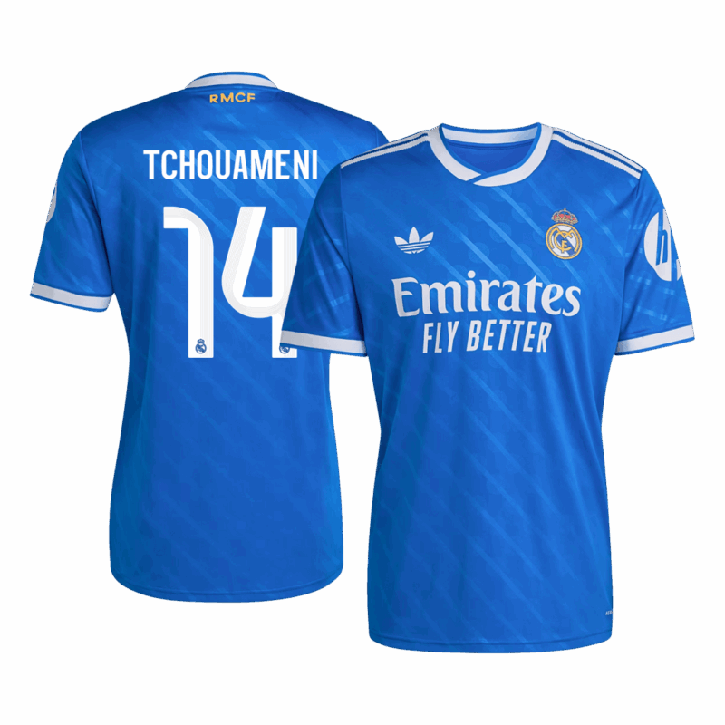 611393_1 Real Madrid TCHOUAMENI #14 Third Away Soccer Jersey 2025/26