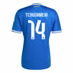 611393_3 Real Madrid TCHOUAMENI #14 Third Away Soccer Jersey 2025/26