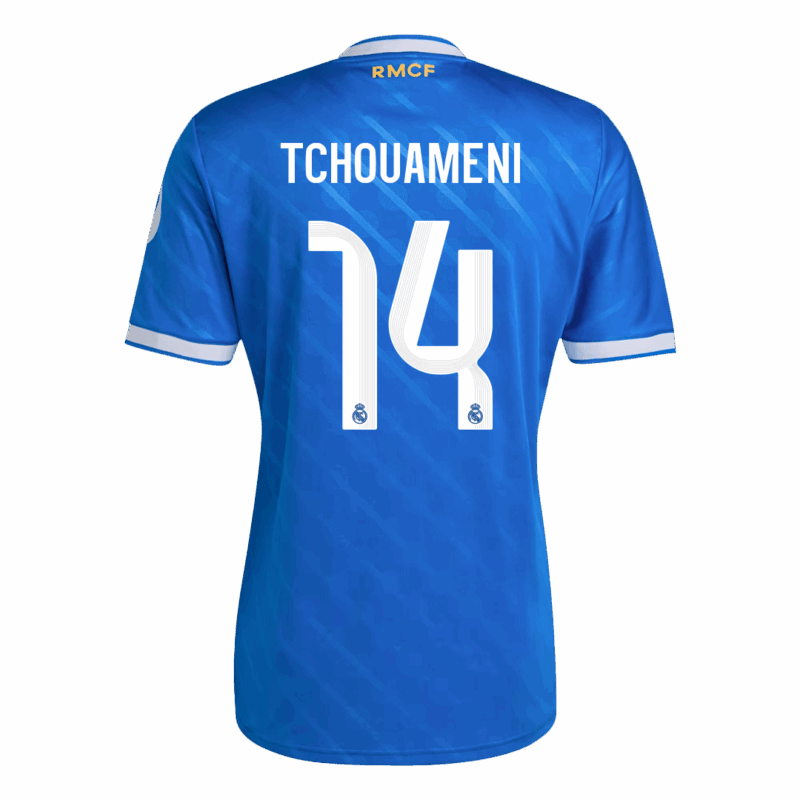 611393_3 Real Madrid TCHOUAMENI #14 Third Away Soccer Jersey 2025/26