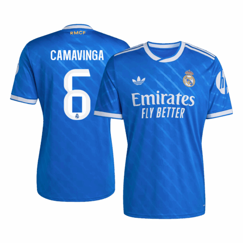Real Madrid CAMAVINGA #6 Third Away Soccer Jersey 2025/26