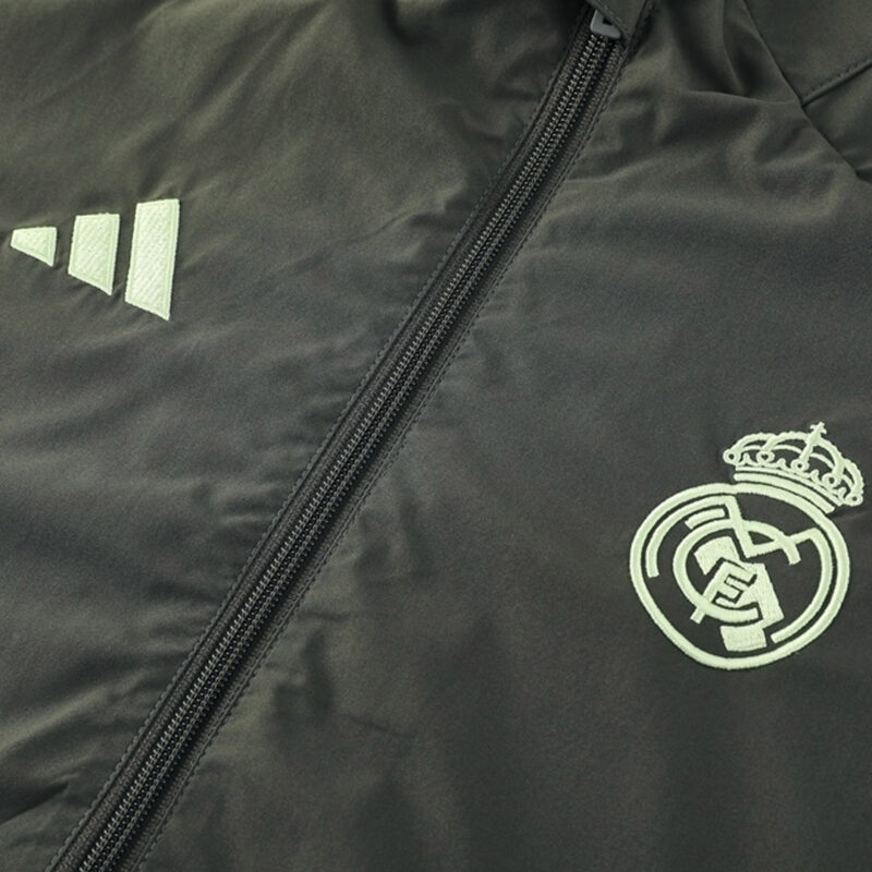25/26 Real Madrid Training Tracksuit Jacket Green