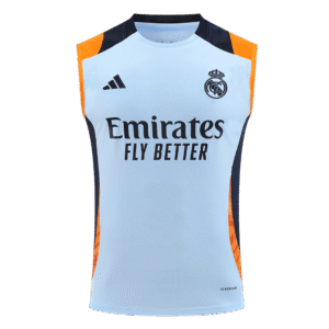 Real Madrid Pre-Match Sleeveless Top 2024/25 Blue
