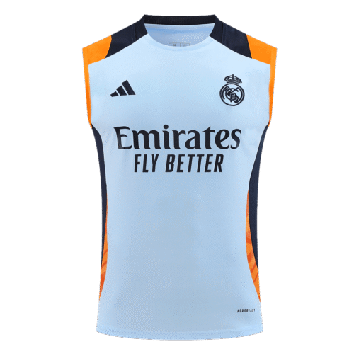 Real Madrid Pre-Match Sleeveless Top 2024/25 Blue