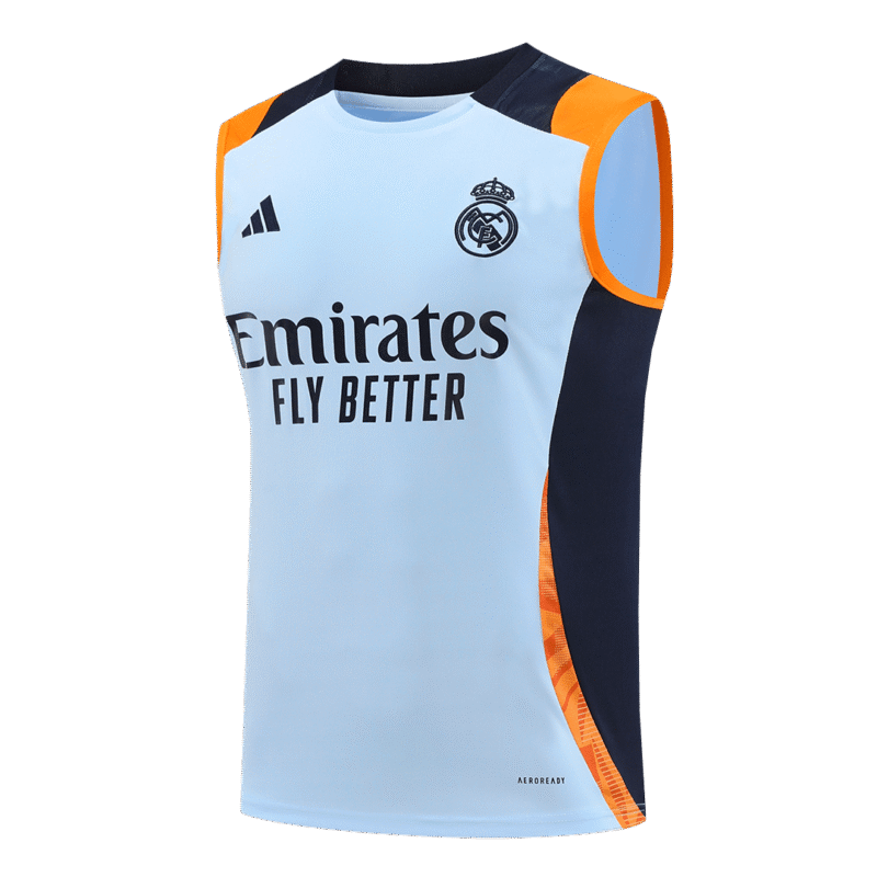Real Madrid Pre-Match Sleeveless Top 2024/25 Blue
