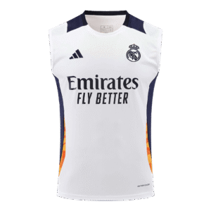 Real Madrid Pre-Match Sleeveless Top 2024/25 White