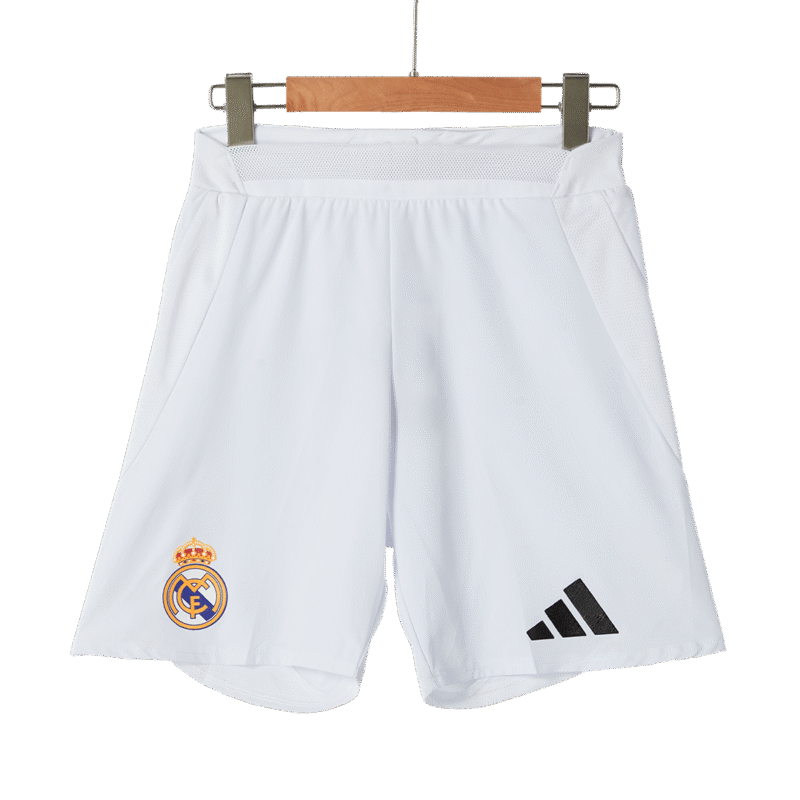 Real Madrid Home Authentic Soccer Shorts 2024/25