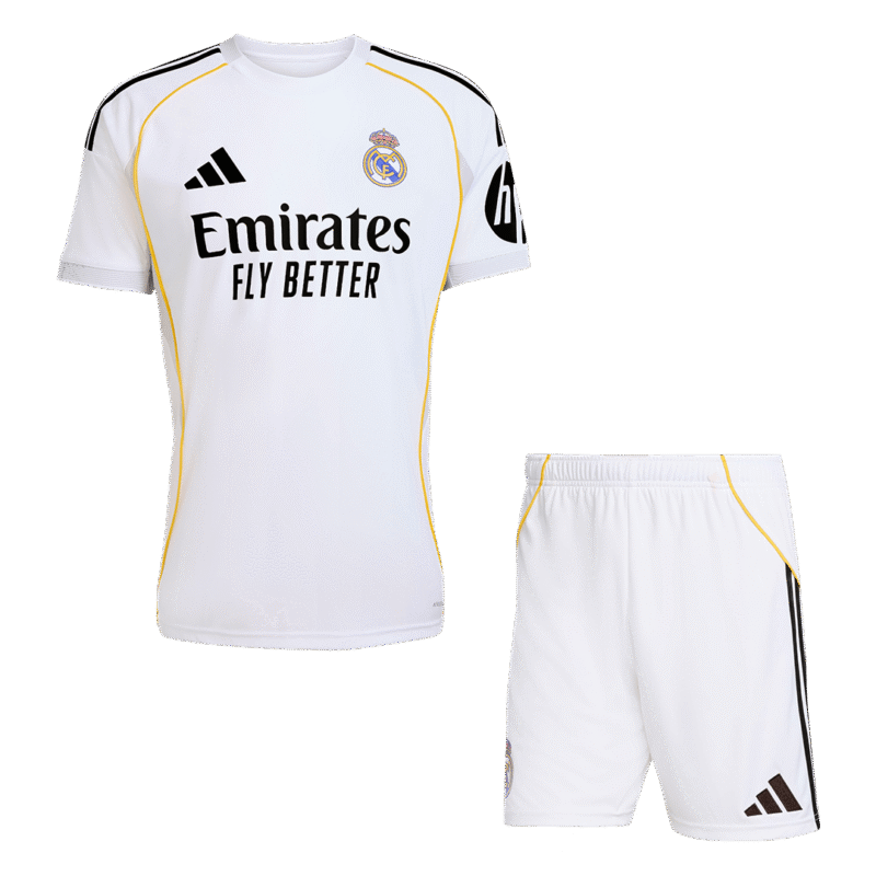 Real Madrid Home Jerseys Kit 2025/26