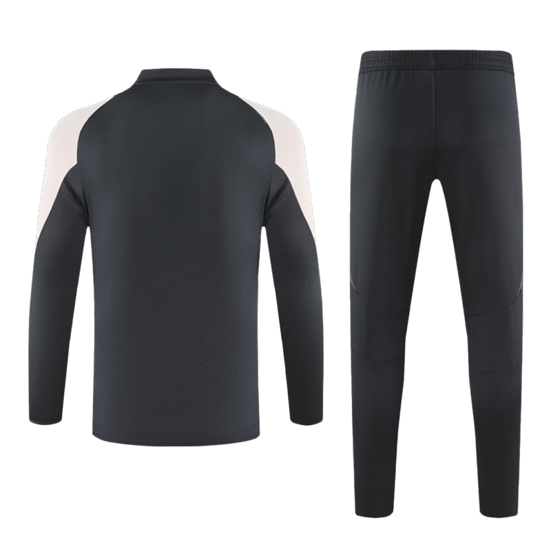 Real Madrid 1/4 Zip Tracksuit 2024/25 Gray