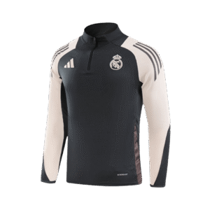 Real Madrid 1/4 Zip Tracksuit 2024/25 Gray