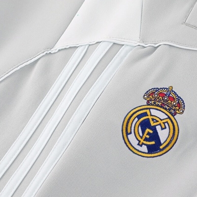 Real Madrid Home Jacket Tracksuit 2025/26 Gray