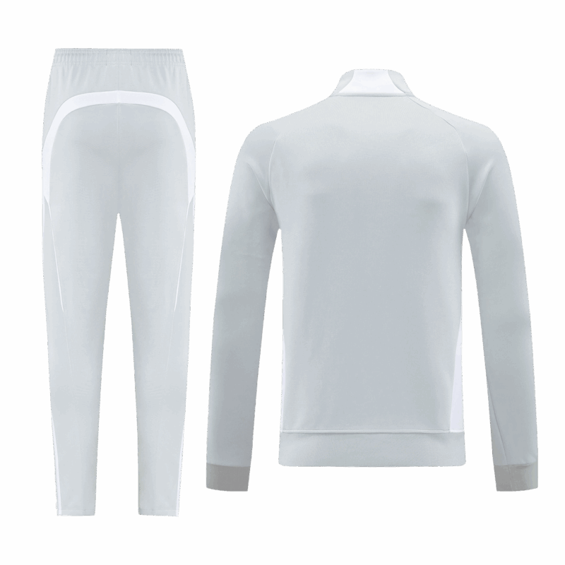 Real Madrid Home Jacket Tracksuit 2025/26 Gray
