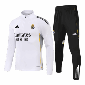 Real Madrid Sweatshirt Kit 2025/26 - White (Top+Pants)