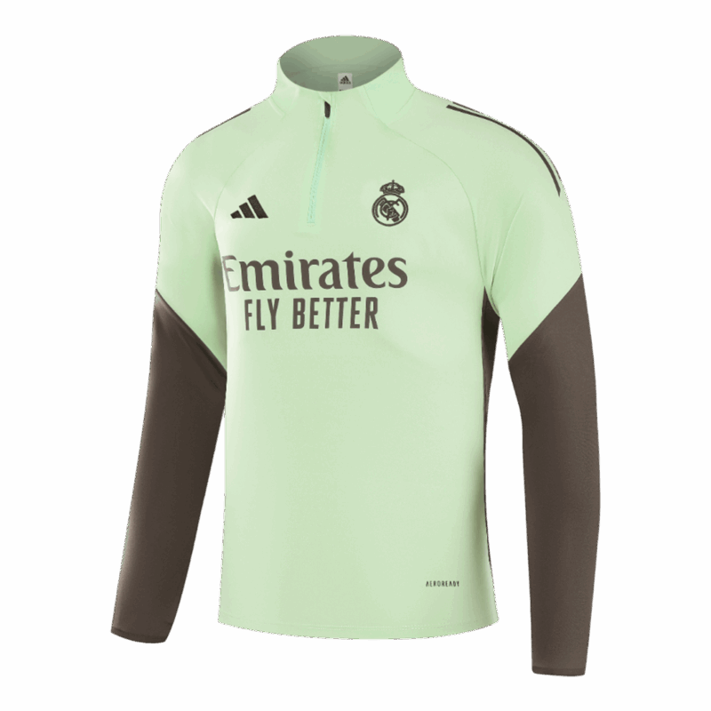 Real Madrid Sweatshirt Kit 2025/26 - Green (Top+Pants)
