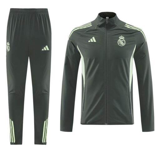 639163_1 Real Madrid Training Kit 2025/26 - Green (Top+Pants)