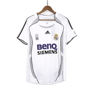 Vintage Soccer Jersey Real Madrid Home 2006/07