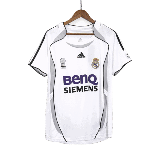 Vintage Soccer Jersey Real Madrid Home 2006/07