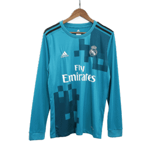 Vintage Soccer Jersey Real Madrid Third Away Long Sleeve 2017/18