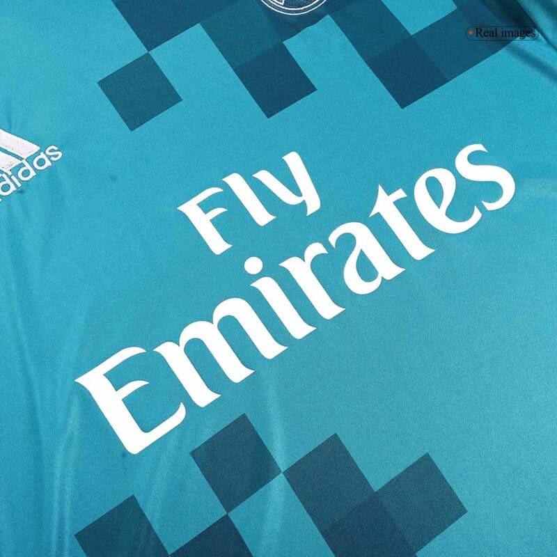 Vintage Soccer Jersey Real Madrid Third Away Long Sleeve 2017/18