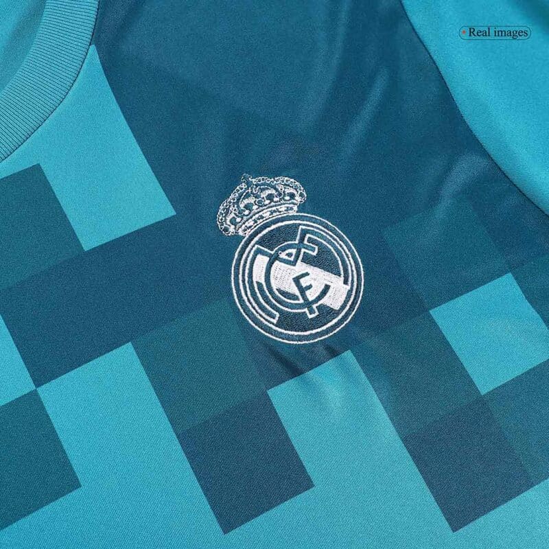 Vintage Soccer Jersey Real Madrid Third Away Long Sleeve 2017/18