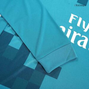 Vintage Soccer Jersey Real Madrid Third Away Long Sleeve 2017/18