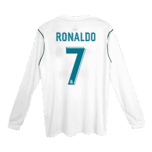Vintage Soccer Jersey RONALDO #7 Real Madrid Home Long Sleeve 2017/18