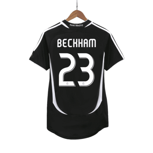 Vintage Soccer Jersey BECKHAM #23 Real Madrid Away 2006/07
