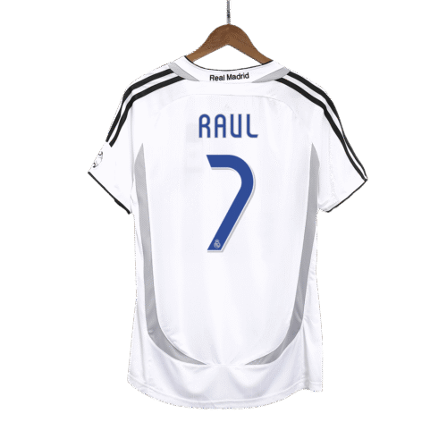 Vintage Soccer Jersey RAUL #7 Real Madrid Home 2006/07