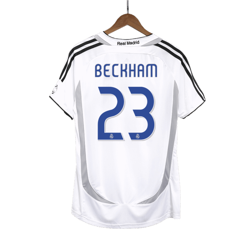 Vintage Soccer Jersey BECKHAM #23 Real Madrid Home 2006/07