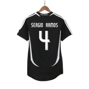 Vintage Soccer Jersey SERGIO RAMOS #4 Real Madrid Away 2006/07