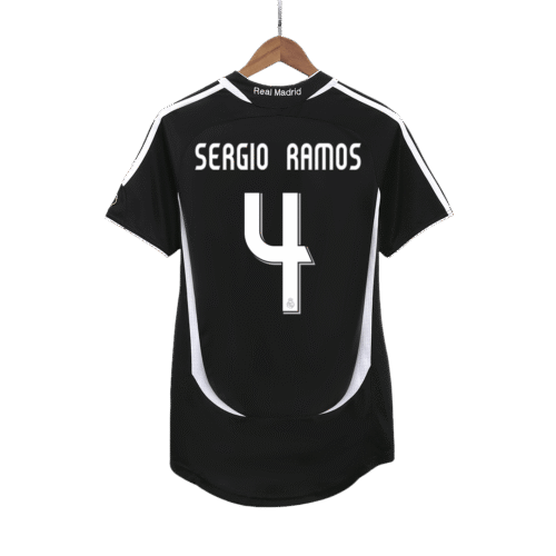 Vintage Soccer Jersey SERGIO RAMOS #4 Real Madrid Away 2006/07