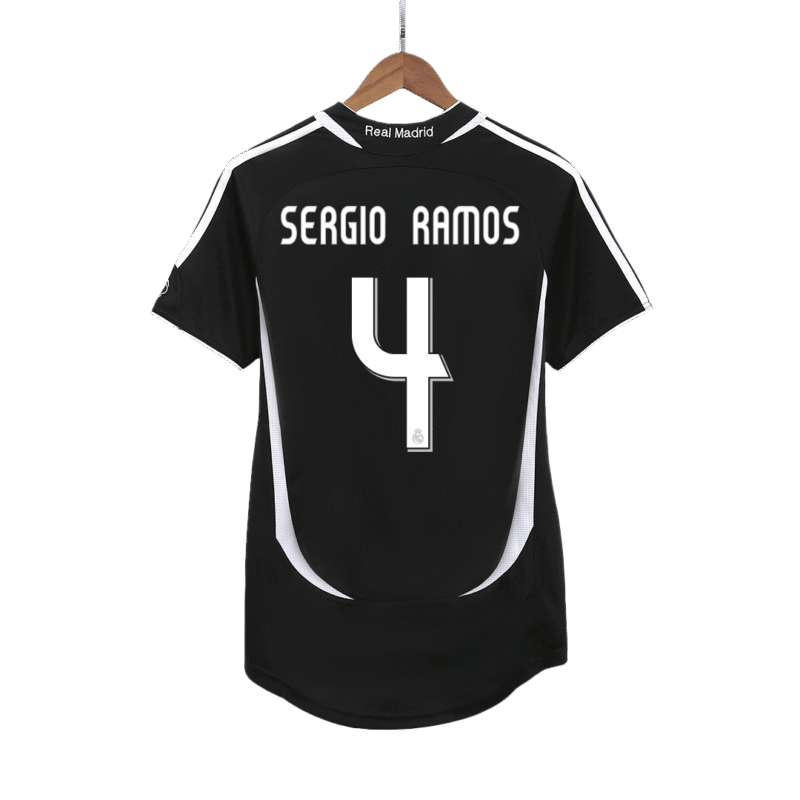 Vintage Soccer Jersey SERGIO RAMOS #4 Real Madrid Away 2006/07
