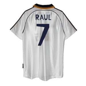 Vintage Soccer Jersey RAUL #7 Real Madrid Home 1999/00