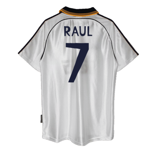 Vintage Soccer Jersey RAUL #7 Real Madrid Home 1999/00