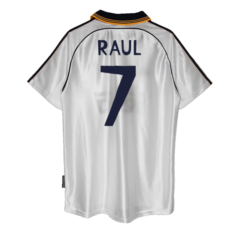 Vintage Soccer Jersey RAUL #7 Real Madrid Home 1999/00