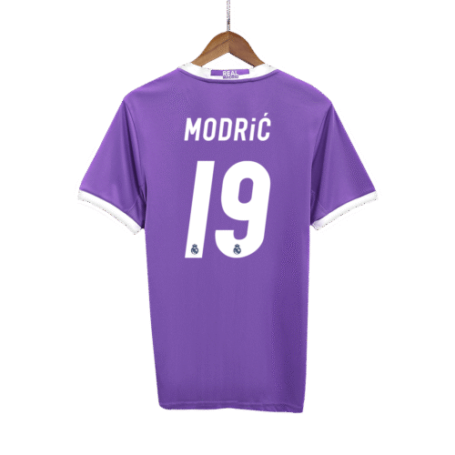 Vintage Soccer Jersey MODRIĆ #19 Real Madrid Away 2016/17