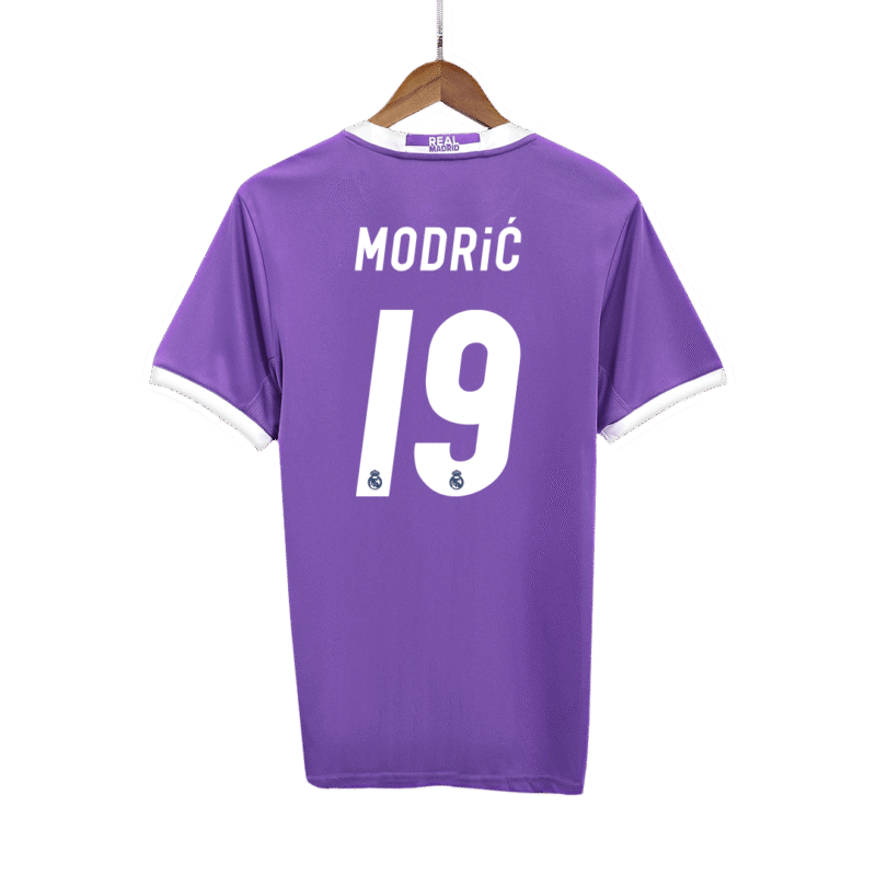 Vintage Soccer Jersey MODRIĆ #19 Real Madrid Away 2016/17