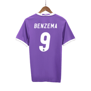 Vintage Soccer Jersey BENZEMA #9 Real Madrid Away 2016/17