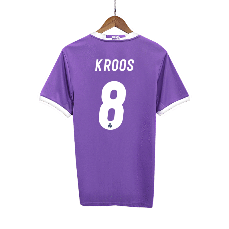 Vintage Soccer Jersey KROOS #8 Real Madrid Away 2016/17