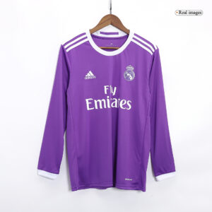Vintage Soccer Jersey SERGIO RAMOS #4 Real Madrid Away Long Sleeve 2016/17