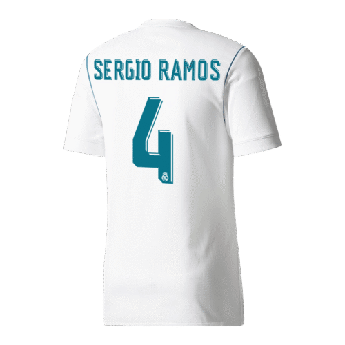 Vintage Soccer Jersey SERGIO RAMOS #4 Real Madrid Home 2017/18