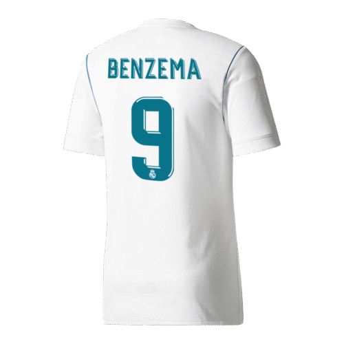 Vintage Soccer Jersey BENZEMA #9 Real Madrid Home 2017/18