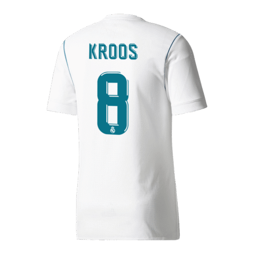 Vintage Soccer Jersey KROOS #8 Real Madrid Home 2017/18