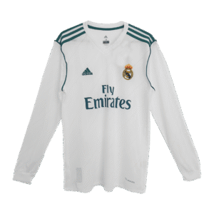 Vintage Soccer Jersey SERGIO RAMOS #4 Real Madrid Home Long Sleeve 2017/18