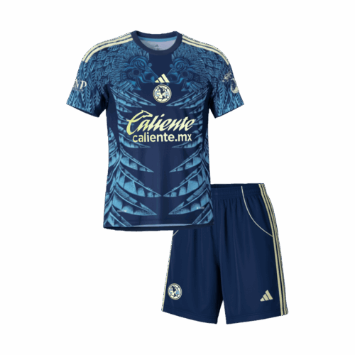 Kid's Club America Away Soccer Jersey Kit(Jersey+Shorts) 25/26 Navy