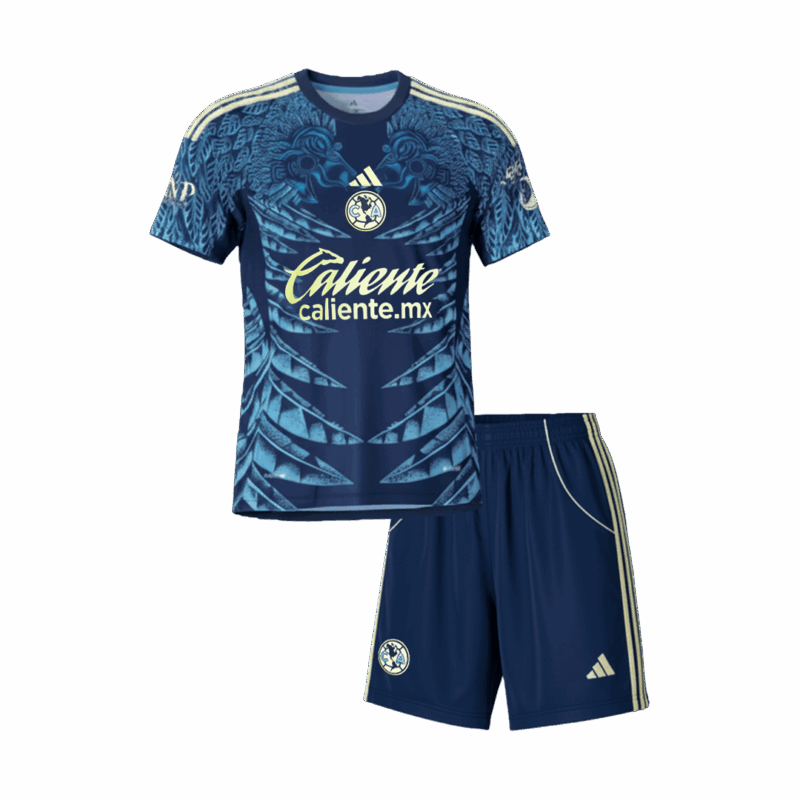 Kid's Club America Away Soccer Jersey Kit(Jersey+Shorts) 25/26 Navy