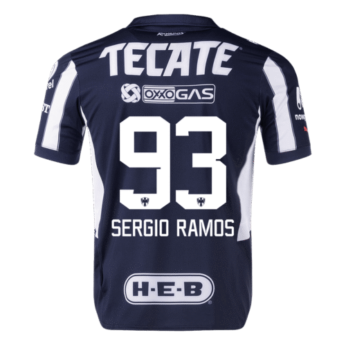 SERGIO RAMOS #93 Monterrey Home Authentic Soccer Jersey 2024/25