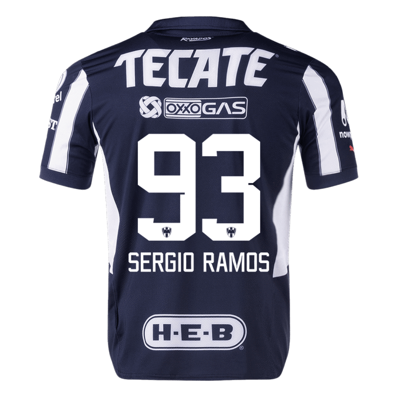 SERGIO RAMOS #93 Monterrey Home Authentic Soccer Jersey 2024/25