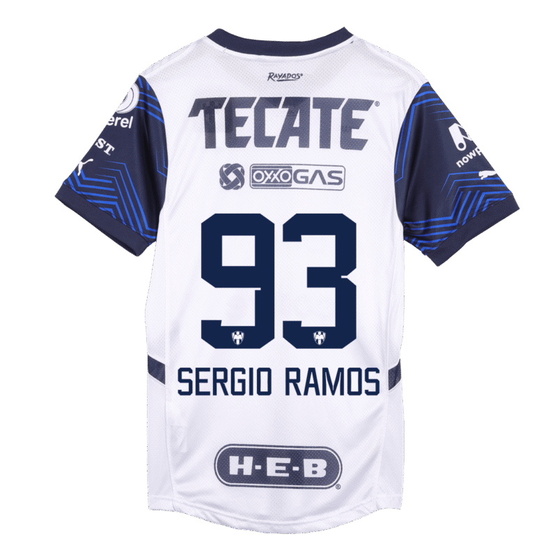SERGIO RAMOS #93 Monterrey Away Authentic Soccer Jersey 2024/25